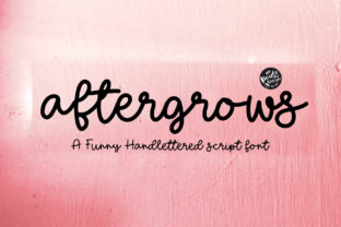 Aftergrows Font: A Playful Typeface That Elevates Brand Design