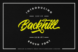 Backhill Font: A Bold Display Typeface for Digital Design