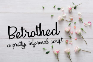 Betrothed: A Script Font with Heart and Versatility