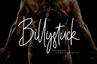Billystuck: A Stylish Script Font for Branding with Personality