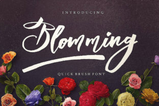 Blomming Font: A Handwritten Typeface for Editorial Elegance