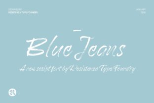 Blue Jeans Font Review: A Versatile Script for Creative Projects