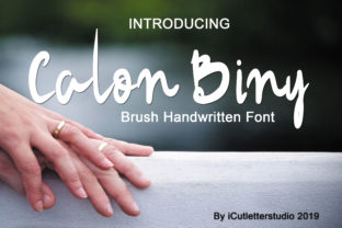 Calon Biny: A Modern Handwritten Font for Digital Branding