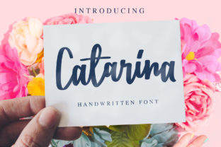 Catarina Font: A Classy Handwritten Script for Crafters