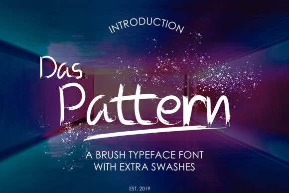 Das Pattern: A Handmade Brush Typeface for Authentic Branding