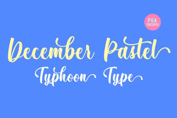 December Pastel: A Script Font That Brings Branding to Life