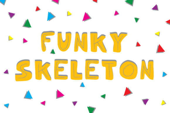 Funky Skeleton Font: A Bold Display Typeface for Digital Design