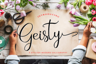 Geisty: A Modern Script Font for Authentic Brand Typography