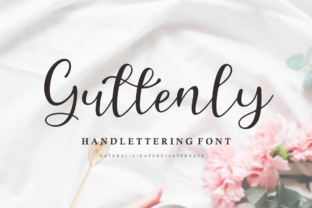 Guttenly Font: A Creative Maker's Elegant Script Choice