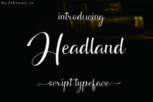 Headland Font: A Versatile Script Typeface for Creative Branding
