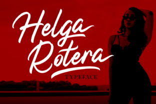 Helga Rotera: The Bold Script Font That Elevates Campaign Design