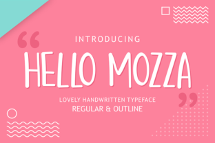 Hello Mozza: A Handwritten Font That Elevates Digital Branding