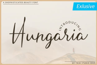 Hungaria Font: A Feminine Script for Digital Branding
