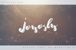Joyosly Font: A Handwritten Script for Creative Makers