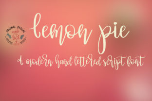 Lemon Pie: A Playful Script Font for Modern Branding
