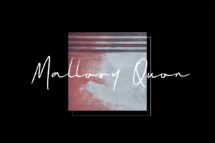 Mallory Quon: A Script Font That Elevates Branding