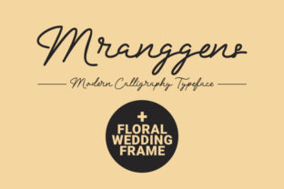 Mranggens: A Script Font with Heart