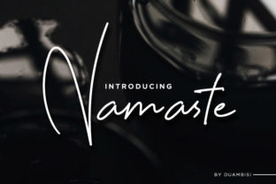 Namaste Font: A Script Typeface for Authentic Brand Expression