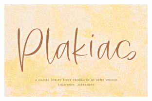 Plakias Font: Elevating Brand Identity with Classy Script Typography