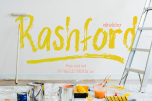 Rashford Typeface: A Bold Brush Font for Creative Branding