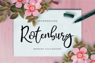 Rotenburg Font: A Luxurious Typeface for Digital Design