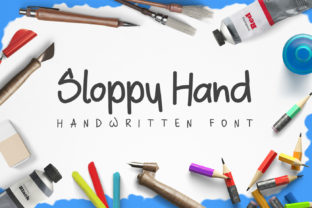 Sloppy Hand: A Casual Script Font for Creative Projects