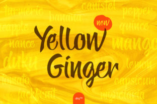 Yellow Ginger Font Review: A Versatile Script for Campaign Designers